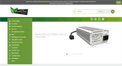 Desktop Screenshot of hortitec.es