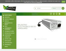 Tablet Screenshot of hortitec.es